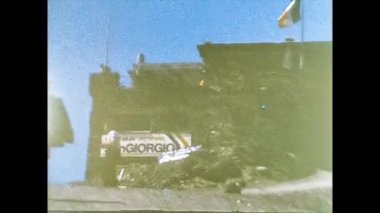 ALTA BADIA, İtalya 1972: Alta Badia 3 'teki kayak merkezlerinin manzarası