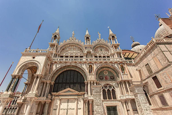 Detalle Arquitectura Catedral San Marcos Venecia — Foto de Stock