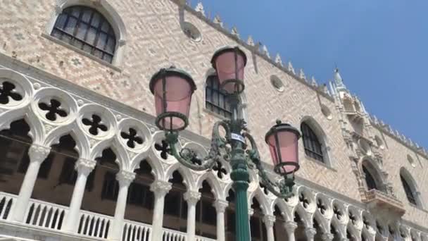 Palazzo Ducale Velencében Olaszországban — Stock videók