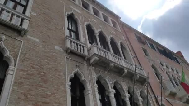 Blick auf den Canal Grande in Venedig in Italien 3 — Stockvideo