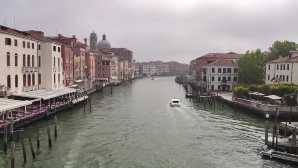 Blick auf Canal Grande in Venedig in Italien — Stockvideo