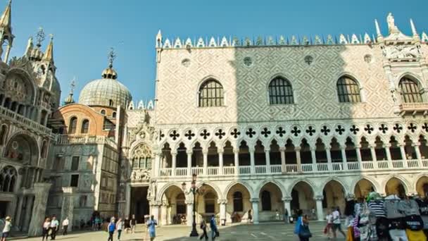 Venedik 'te San Marco Meydanı 3. — Stok video