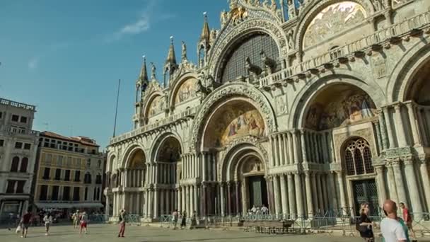 Catedral de São Marcos em Veneza detalhe — Vídeo de Stock