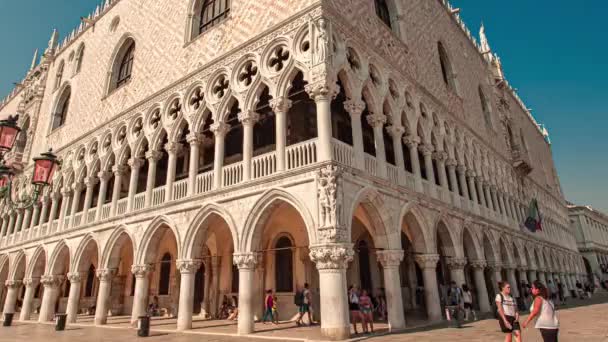 Hiper-lapso de visão da Praça San Marco em Veneza, Itália 4 — Vídeo de Stock