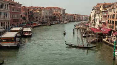 Venedik 'te Kanal Grande Manzarası Zaman Hızı 3