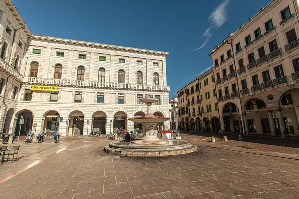 Padova Italië Juli 2020 Piazza Dei Signori Padua Italië Een — Stockfoto