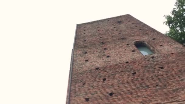 イタリアのロビゴにある古代の塔10 — ストック動画
