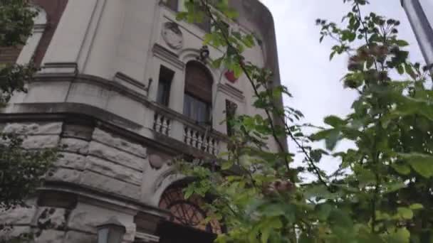 Ιστορικό κτίριο Broll στο Rovigo, Ιταλία — Αρχείο Βίντεο