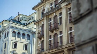 Padova 3 'teki eski tarihi binanın mimari detayları