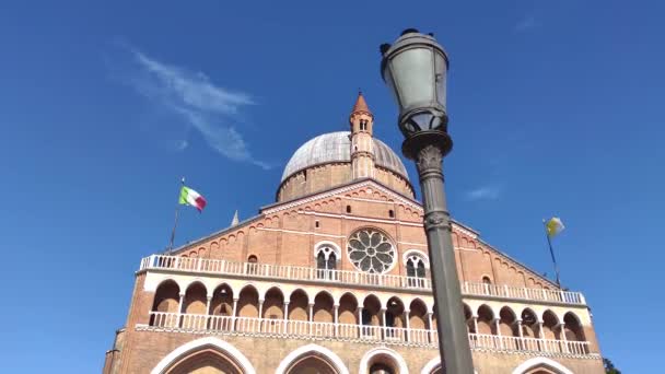 Broll broll de la catedral de San Antonio en Padua en Italia 2 — Vídeos de Stock