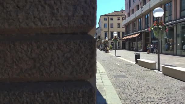 Πλατεία Cavour στην Πάντοβα, Ιταλία 3 — Αρχείο Βίντεο