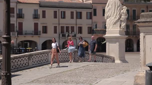 Prato della Valle en Padua en Italia 14 — Vídeos de Stock