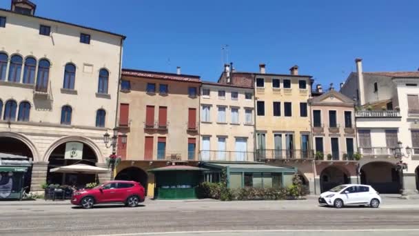 Prato della Valle, ein berühmter Platz in Padua 2 — Stockvideo
