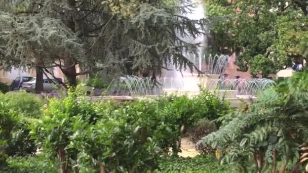 Fontana di Marmo in Piazza Umberto Merlino a Rovigo 7 — Video Stock