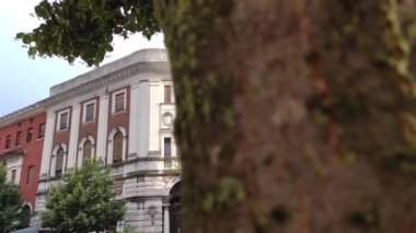 Rovigo, İtalya 'da tarihi bina Broll