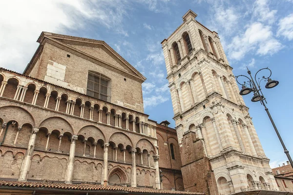 Detail Der Historischen Kathedrale San Giorgio Ferrara Italien — Stockfoto
