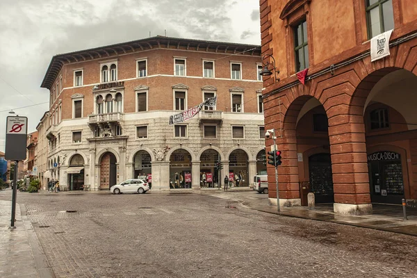 Ferrara Italië Juli 2020 Gebouwen Kruispunt Ferrara Italië — Stockfoto