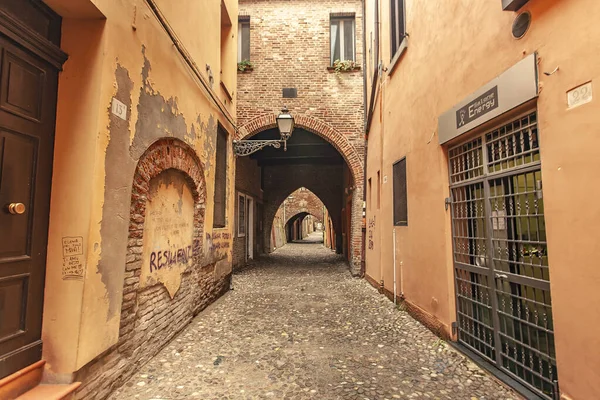 Ferrara Italia Julio 2020 Delle Volte Ferrara Italia Famoso Callejón — Foto de Stock