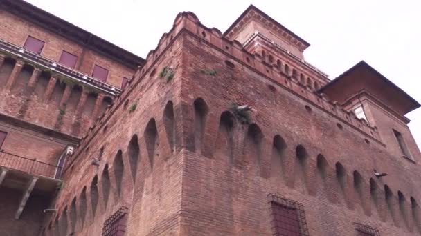 Ferrara Burg broll Detail 4 — Stockvideo
