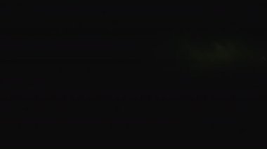 Gece 3 'te şimşek fırtınası