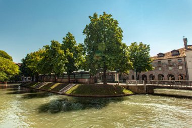 Isola della pescheria, İngilizce balık pazarı adası, Treviso, İtalya