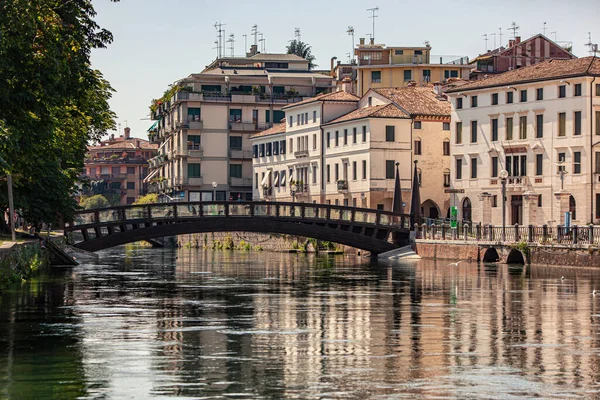 Buranelli Kanal Utsikt Treviso Italien Solig Dag — Stockfoto