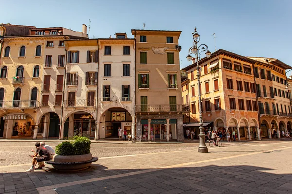 Treviso Itálie August 2020 Piazza Dei Signori Treviso Italy — Stock fotografie
