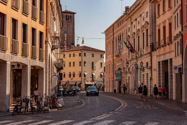 Treviso Italië August 2020 Landschap Van Gebouwen Treviso Italië — Stockfoto