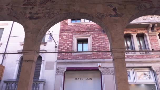 Loggia dei Cavalieri di Treviso — Stok Video