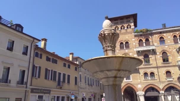 Plaza San Vito en Treviso 3 — Vídeos de Stock