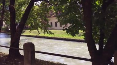 Treviso 4 'teki Buranelli nehrinin manzarası