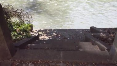 Treviso 5 'teki Buranelli nehrinin manzarası
