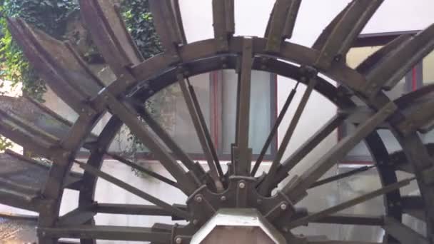 Watermolen in Treviso 3 — Stockvideo