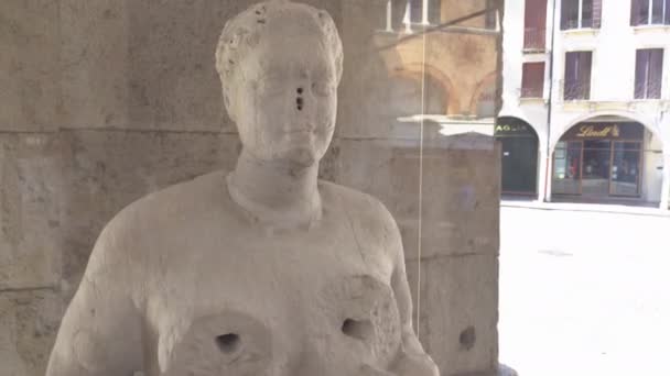 Fontana delle tette em Treviso na Itália 7 — Vídeo de Stock