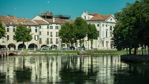 Riviera Garbialdi view in Treviso 8 — Stock Video