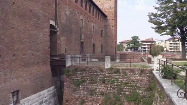 Castelvecchio in Verona — Stockvideo