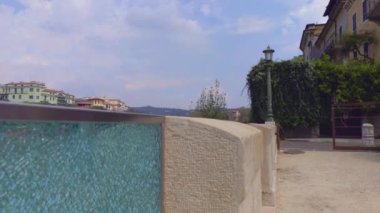 Verona 'daki Adige nehri manzarası