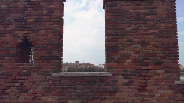 Verona 5的Castelvecchio — 图库视频影像