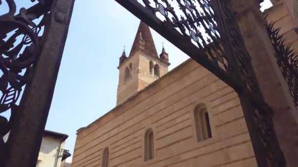 Arche Scaligere em Verona na Itália 6 — Vídeo de Stock