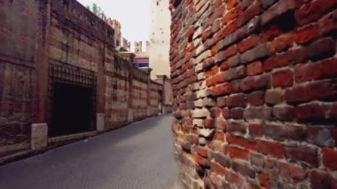 İtalya 'nın Verona kentindeki Castelvecchio' nun iç manzarası