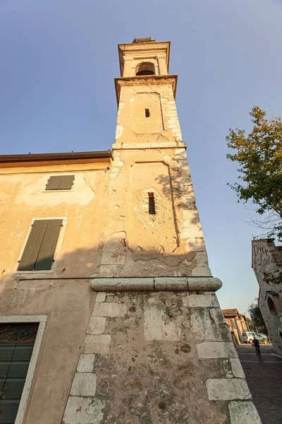 San Severo Templom Bardolino Olaszországban Napkeltekor Reggel — Stock Fotó