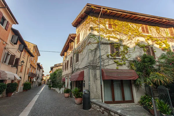 Antigua Casa Bardolino Italia Durante Amanecer Mañana — Foto de Stock
