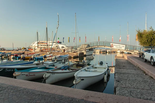 Bardolino Italie Septembre 2020 Port Sur Lac Garde Bardolino Avec — Photo