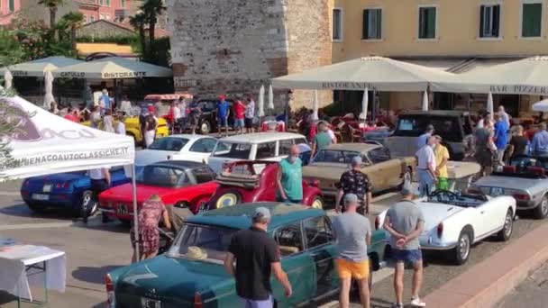 Raliu auto vintage în Italia — Videoclip de stoc