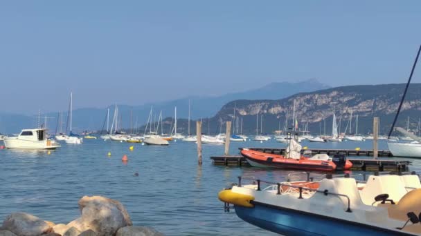 Strand am Gardasee von Bardolino 2 — Stockvideo