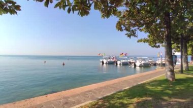 İtalya 'daki Bardolino manzarası