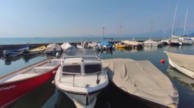 4. Garda Gölü 'ndeki Lazise Limanı