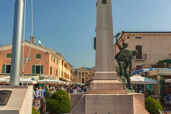 Bardolino Italië September 2020 Historische Stele Bardolino Italië — Stockfoto