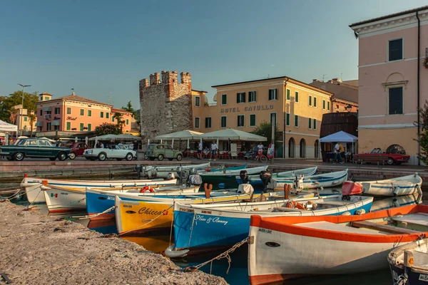 Bardolino Italië September 2020 Haven Aan Het Gardameer Van Bardolino — Stockfoto