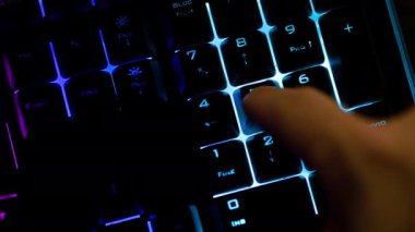 Arka plandaki sayısal tuş takımında dijitalleştirme